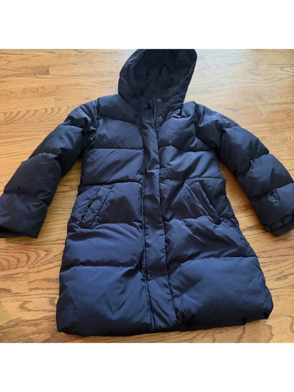 GAP YOUTH GIRLS OR BOYS SIZE MEDIUM 8 LONG HOODED PUFFER COAT